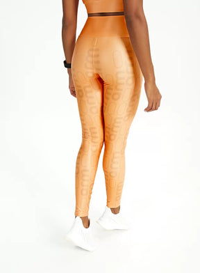 Conjunto Feminino Fitness Legging + Top Básico Laranja Arm