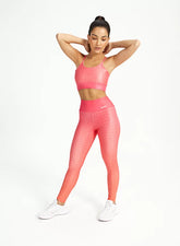 Conjunto feminino fitness bubble