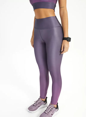 Legging feminina fitness flames roxa