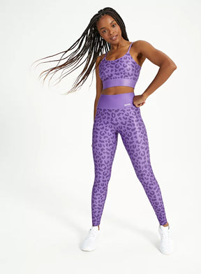 Top Feminino Fitness Leopard