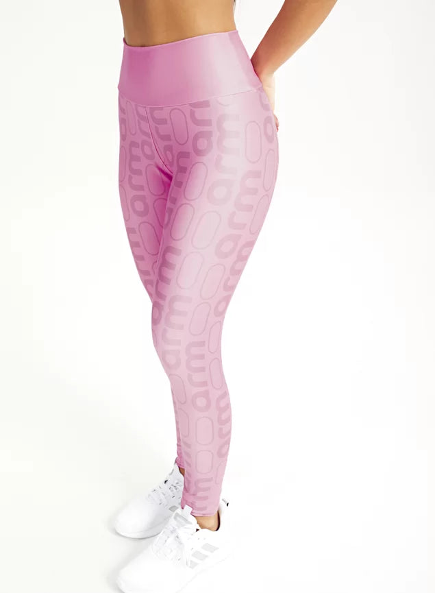 Conjunto Feminino Fitness Legging + Top Básico Rosa Arm